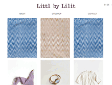 Tablet Screenshot of littlbylilit.com
